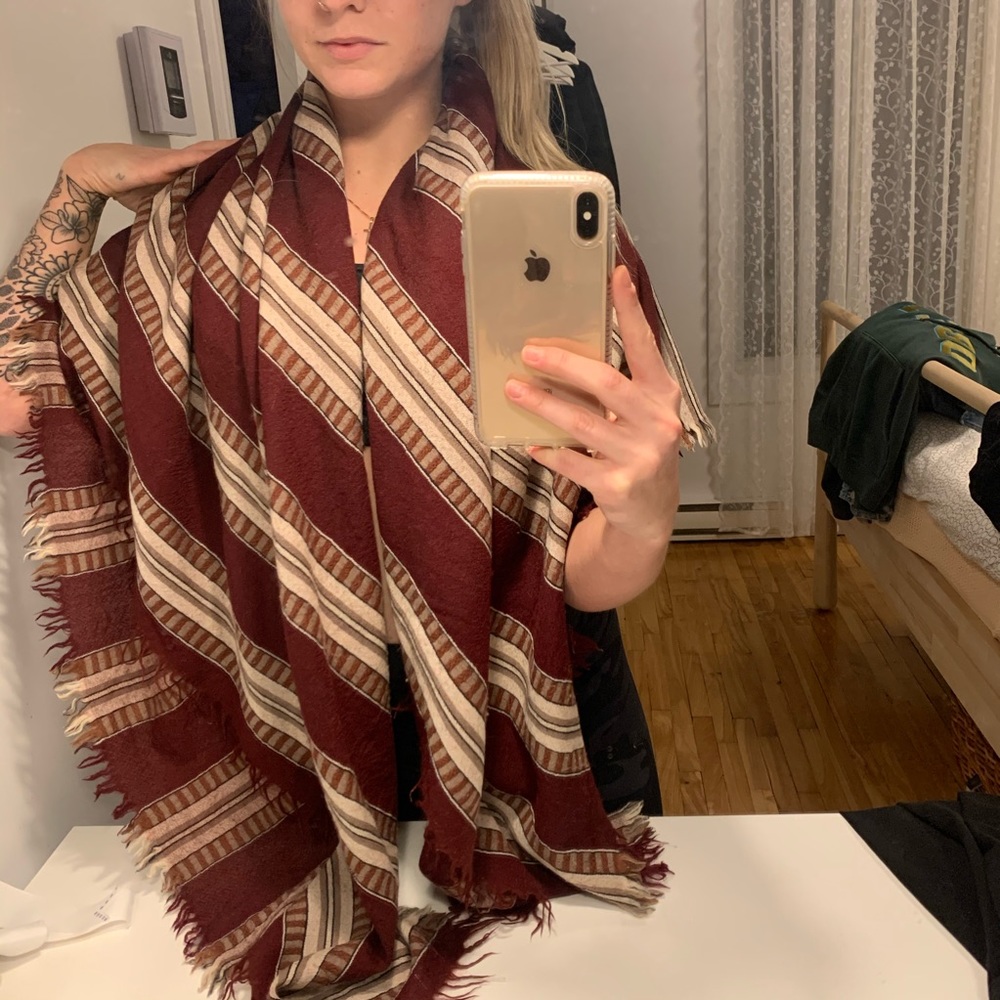 ARITZIA WILFRED STRIPED BLANKET